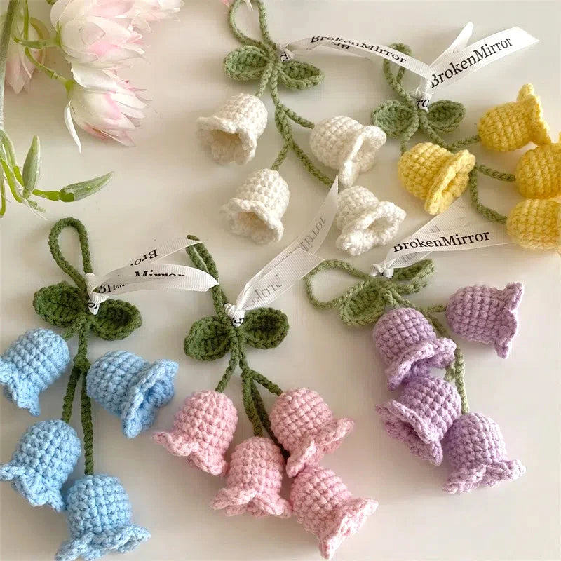 Handcrafted Crochet Flower Keychain | Gift for Weddings, Birthdays, Graduations & Special Events