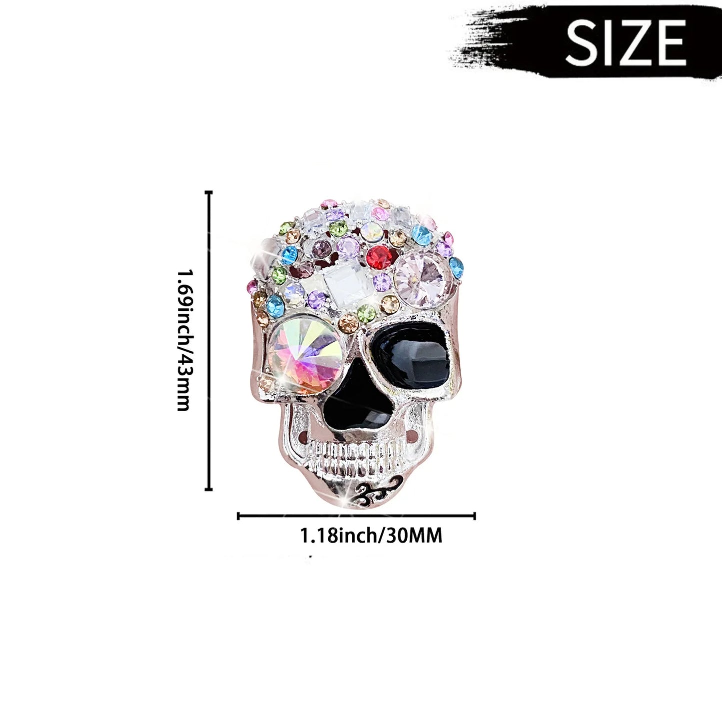 Skull Design Car Vent Clip | Gothic Air Freshener & Interior Decoration