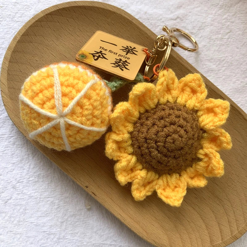 Handcrafted Crochet Flower Keychain | Gift for Weddings, Birthdays, Graduations & Special Events