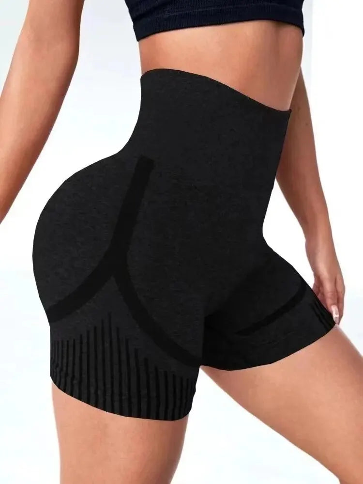 Women's Yoga Shorts - High Waist, Workout, Fitness, and Sportswear