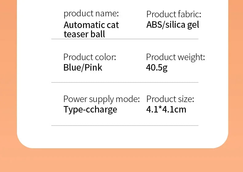 Interactive Electric Rolling Cat Ball Toy
