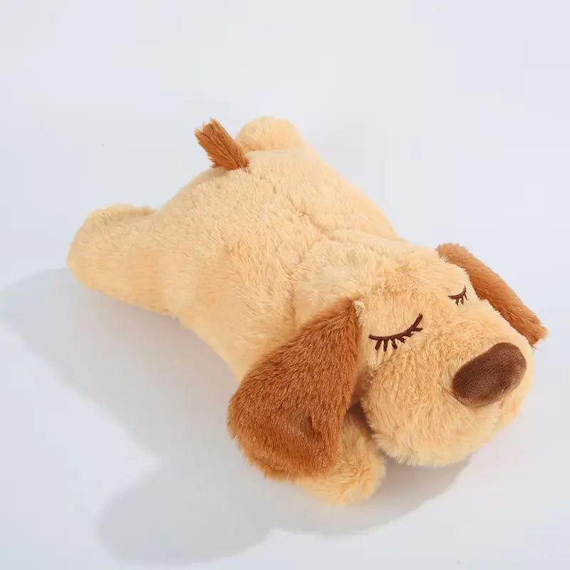 Dog Plush Toy with Heartbeat Simulator