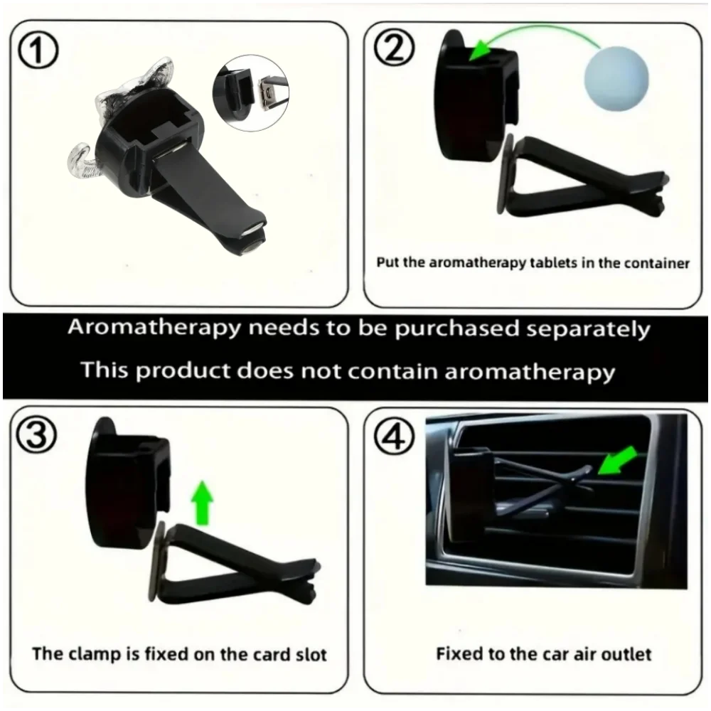 Skull Design Car Vent Clip | Gothic Air Freshener & Interior Decoration