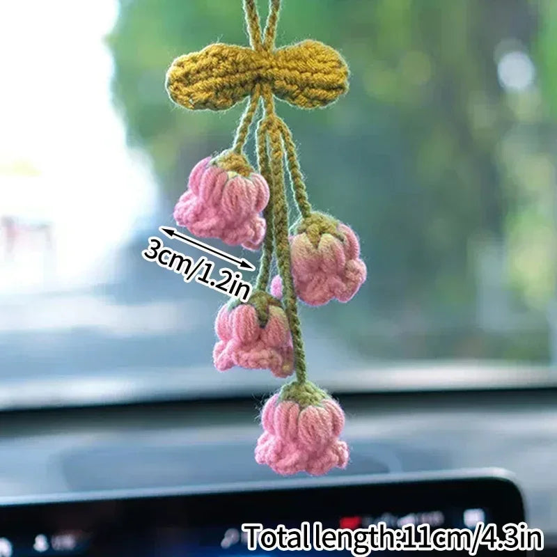Handcrafted Crochet Flower Keychain | Gift for Weddings, Birthdays, Graduations & Special Events