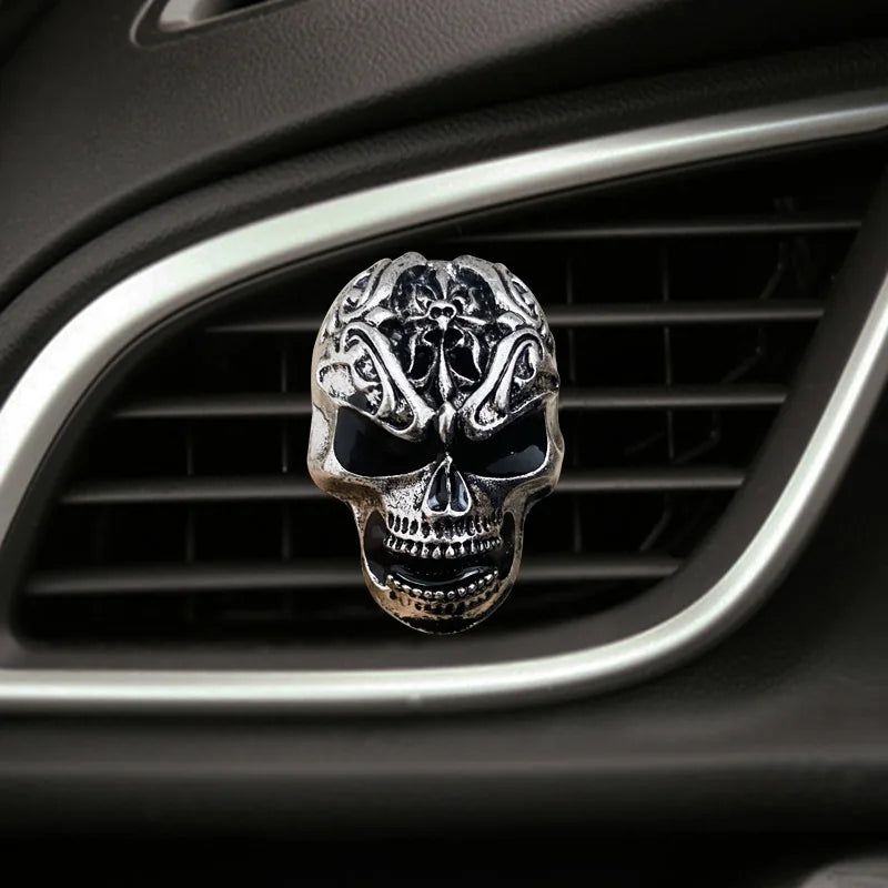 Skull Design Car Vent Clip | Gothic Air Freshener & Interior Decoration