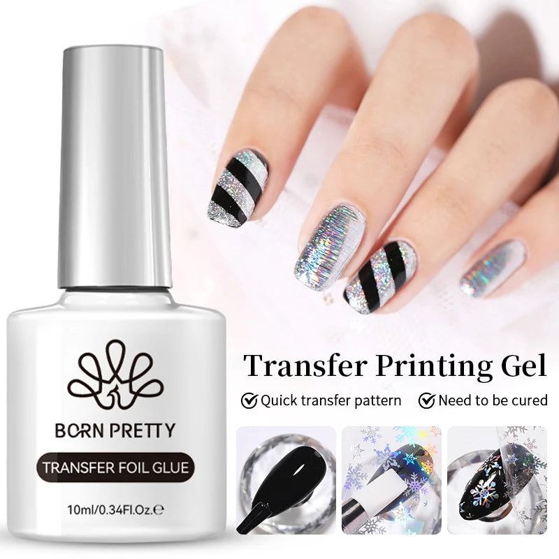 BORN PRETTY 6 in 1 Nail Glue Gel - Extra Strong Adhesive for Press On Nails & Extensions