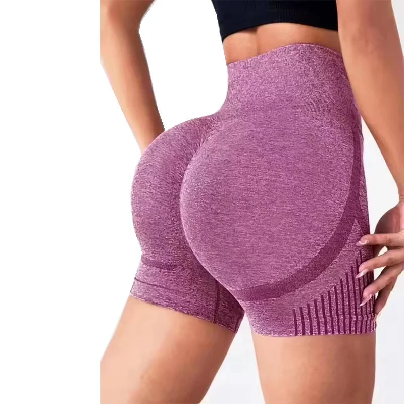 Women's Yoga Shorts - High Waist, Workout, Fitness, and Sportswear