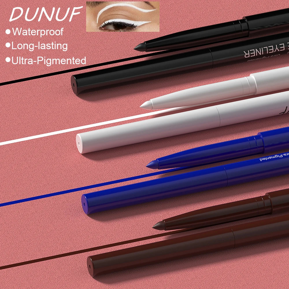 4-Piece Waterproof Eyeliner Pencil Set | Smudge-Proof & Long-Lasting