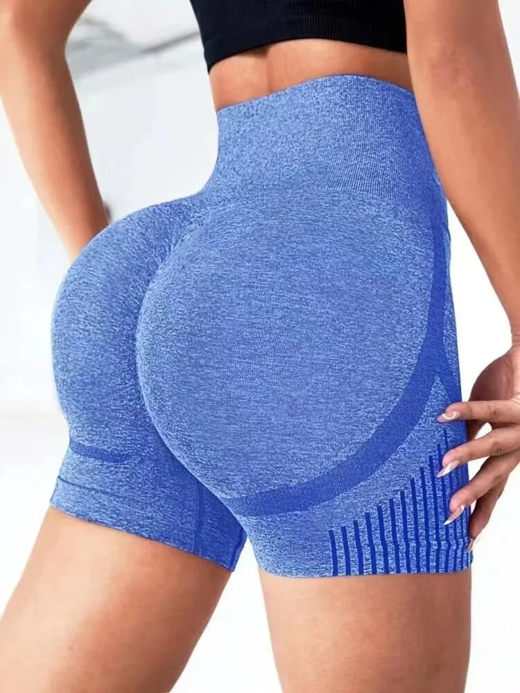Women's Yoga Shorts - High Waist, Workout, Fitness, and Sportswear