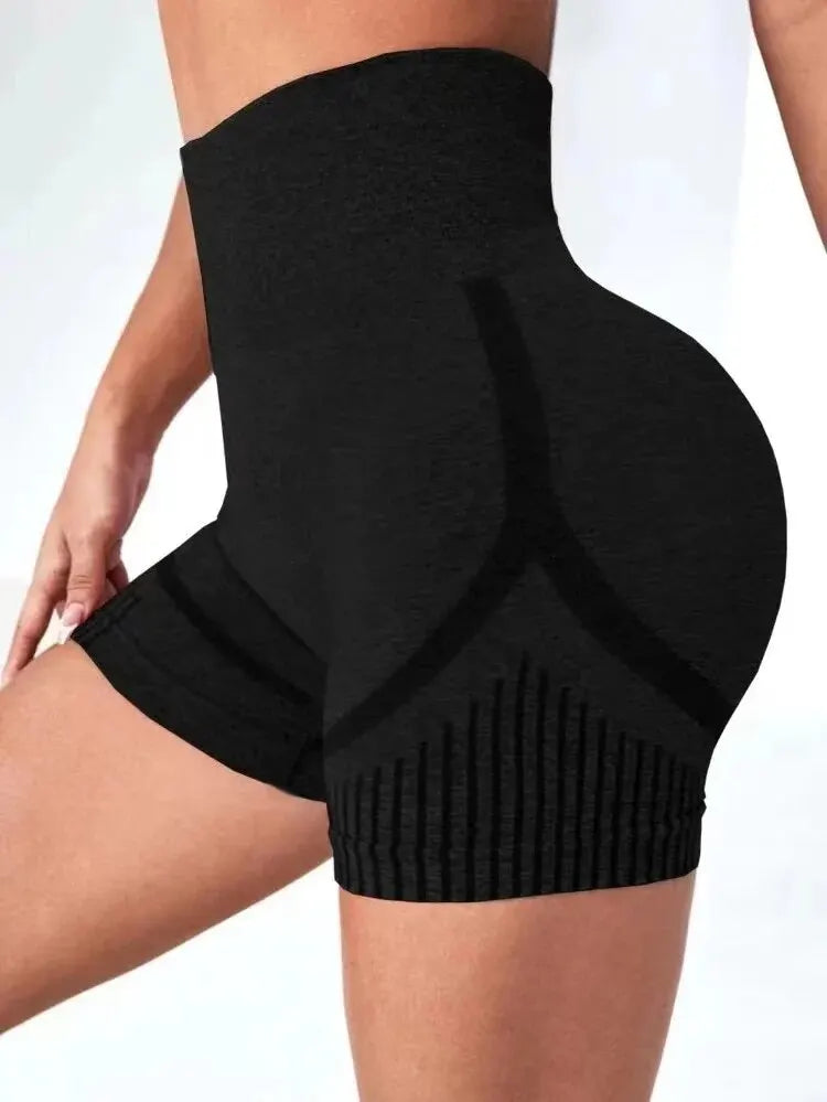 Women's Yoga Shorts - High Waist, Workout, Fitness, and Sportswear