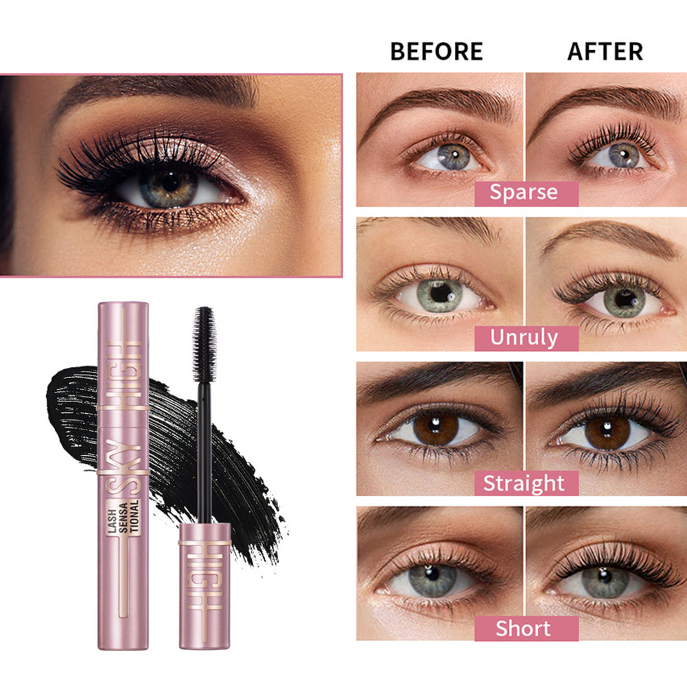MAKEUPEATING Natural Curling Mascara - Waterproof Quick Dry Smudge-proof Eyelash Cream