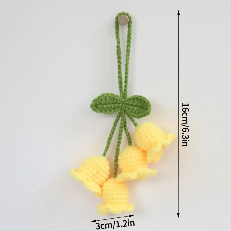 Handcrafted Crochet Flower Keychain | Gift for Weddings, Birthdays, Graduations & Special Events