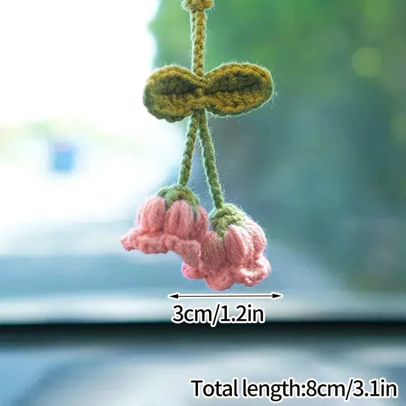Handcrafted Crochet Flower Keychain | Gift for Weddings, Birthdays, Graduations & Special Events