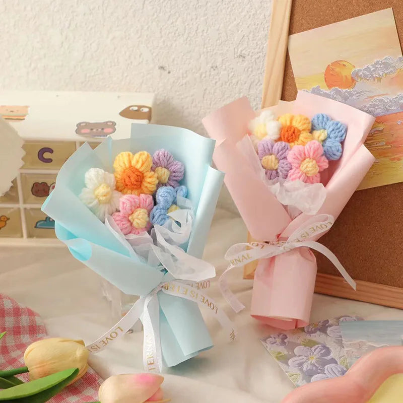 Handcrafted Mini Crochet Flower Bouquet | Perfect Gift for All Occasions
