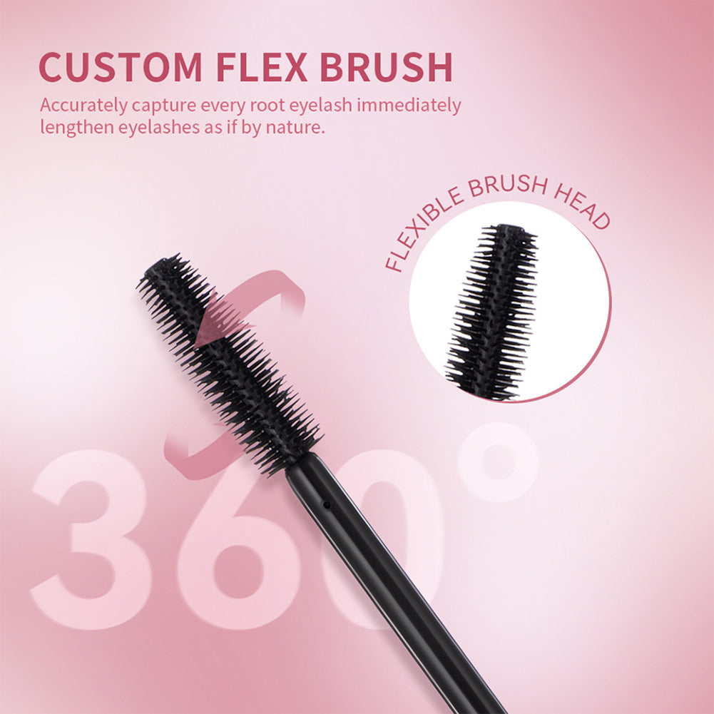MAKEUPEATING Natural Curling Mascara - Waterproof Quick Dry Smudge-proof Eyelash Cream