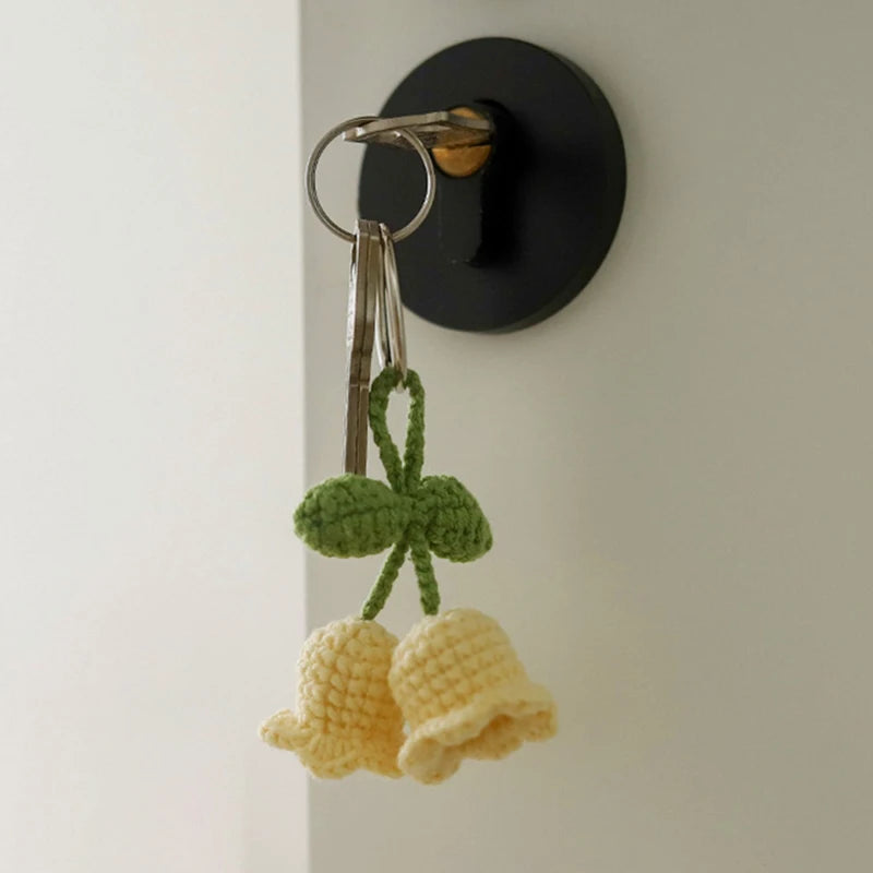 Handcrafted Crochet Flower Keychain | Gift for Weddings, Birthdays, Graduations & Special Events
