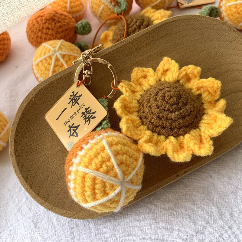 Handcrafted Crochet Flower Keychain | Gift for Weddings, Birthdays, Graduations & Special Events
