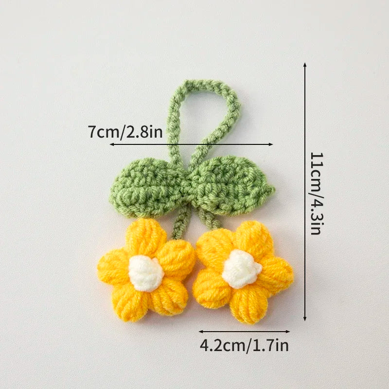 Handcrafted Crochet Flower Keychain | Gift for Weddings, Birthdays, Graduations & Special Events