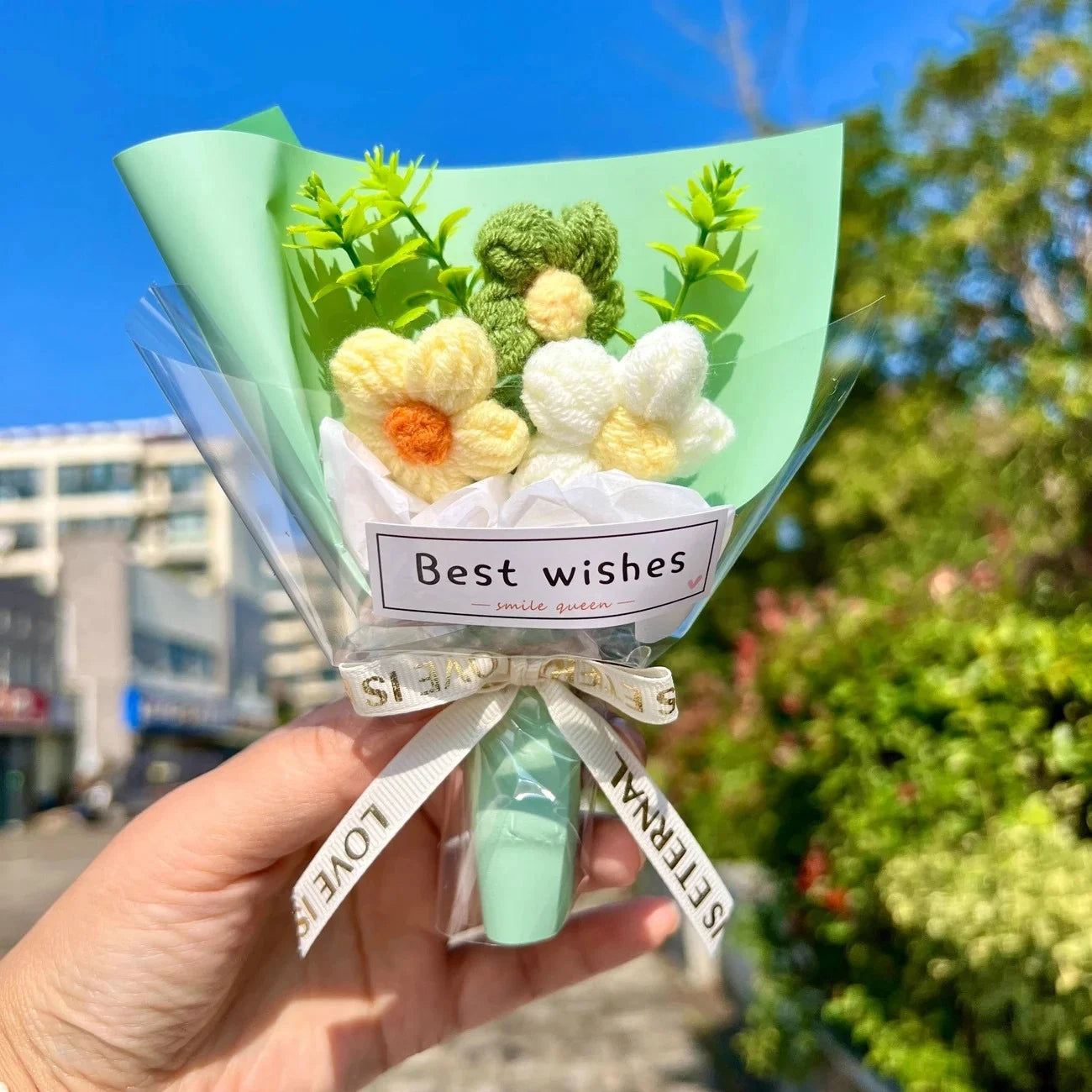 Handcrafted Mini Crochet Flower Bouquet | Perfect Gift for All Occasions