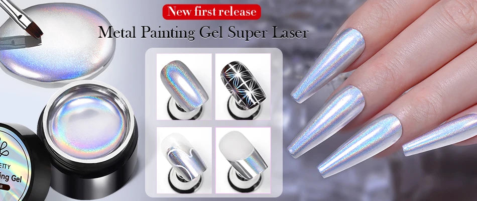 BORN PRETTY 6 in 1 Nail Glue Gel - Extra Strong Adhesive for Press On Nails & Extensions