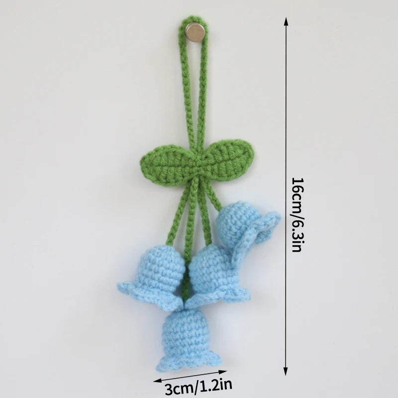 Handcrafted Crochet Flower Keychain | Gift for Weddings, Birthdays, Graduations & Special Events