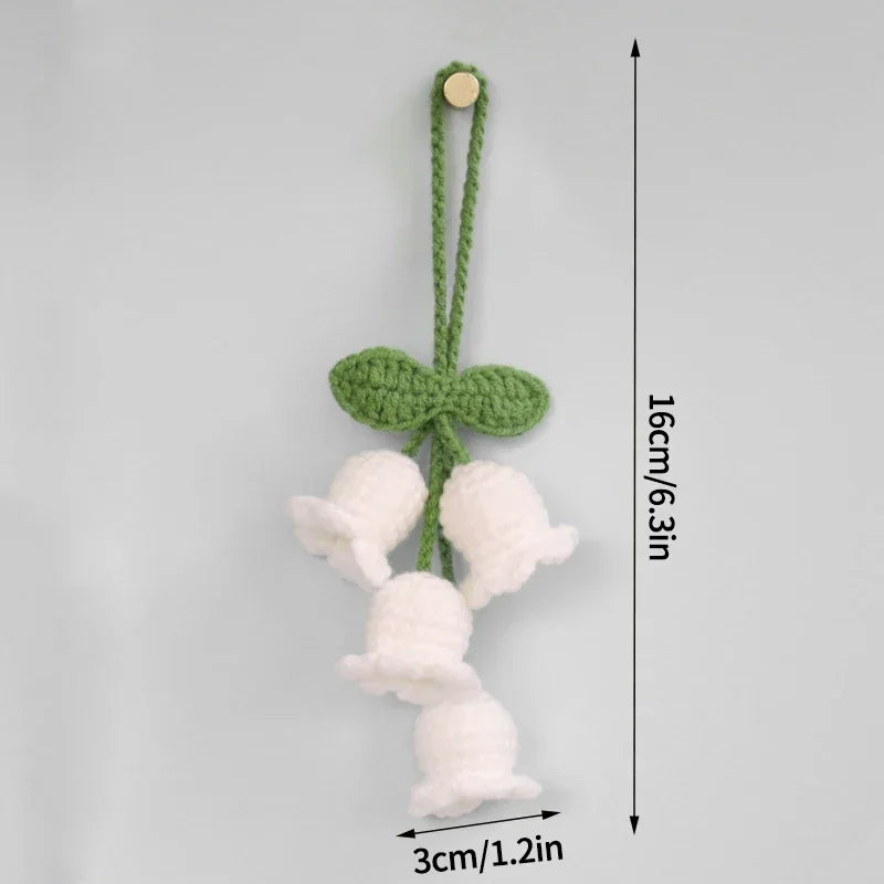 Handcrafted Crochet Flower Keychain | Gift for Weddings, Birthdays, Graduations & Special Events