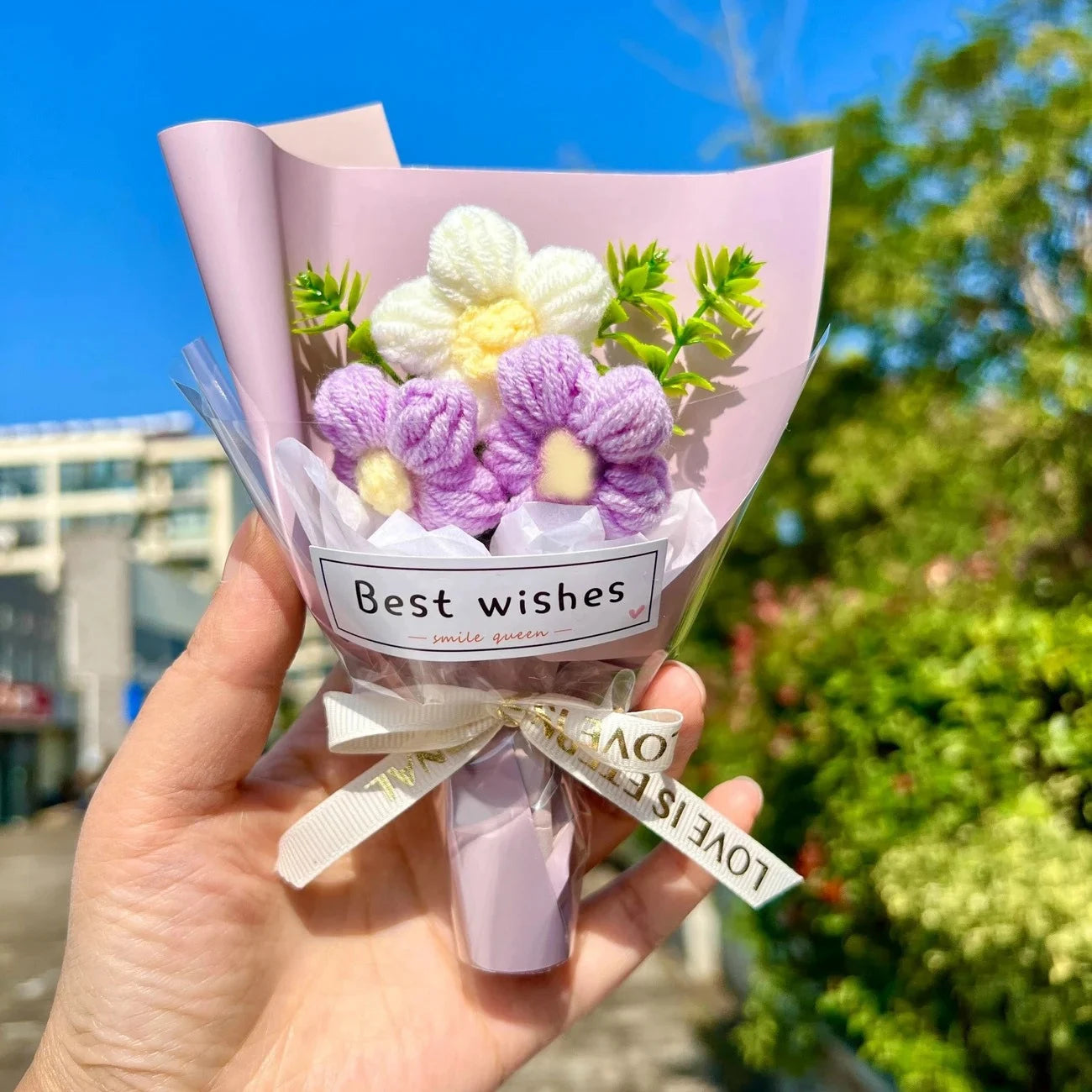 Handcrafted Mini Crochet Flower Bouquet | Perfect Gift for All Occasions