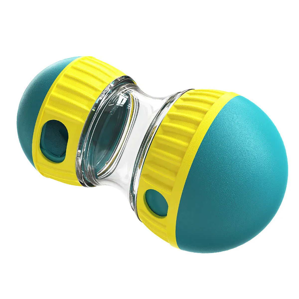 Interactive Dog Ball Toy with Elliptical Track and Food Dispensing Features