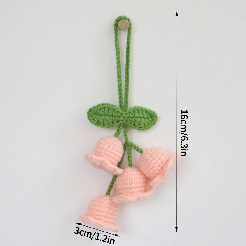 Handcrafted Crochet Flower Keychain | Gift for Weddings, Birthdays, Graduations & Special Events