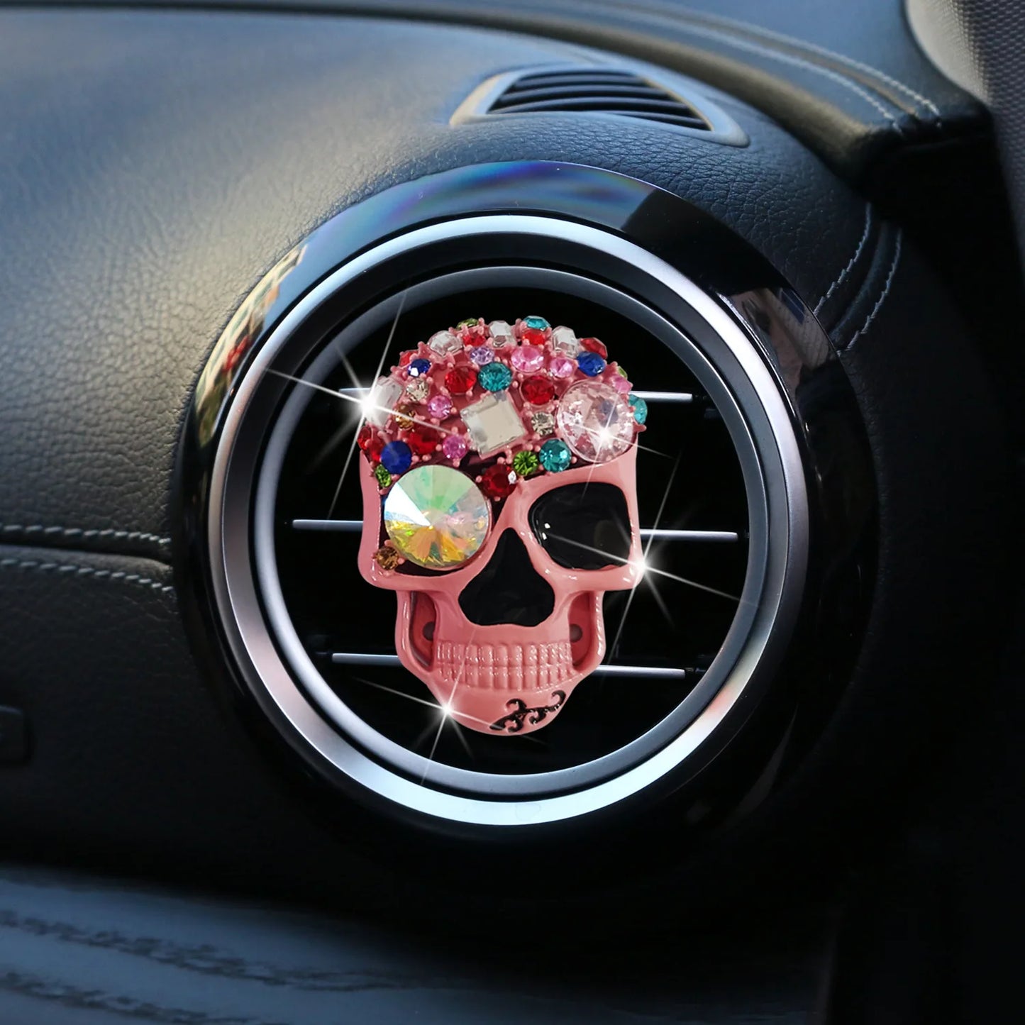 Skull Design Car Vent Clip | Gothic Air Freshener & Interior Decoration