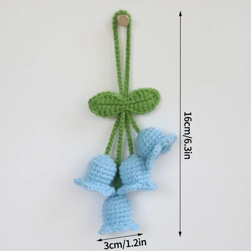 Handcrafted Crochet Flower Keychain | Gift for Weddings, Birthdays, Graduations & Special Events