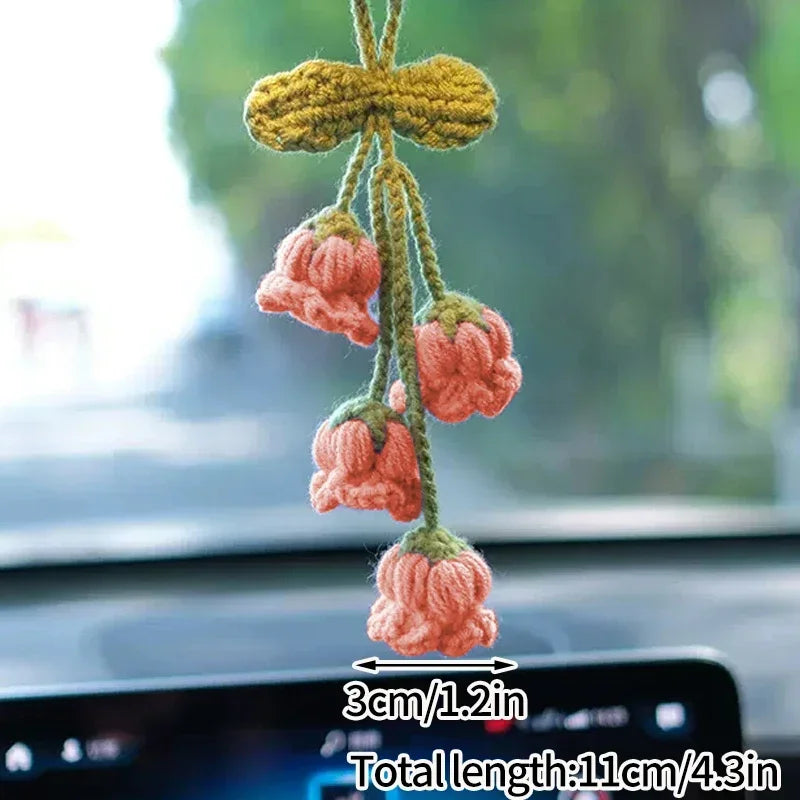 Handcrafted Crochet Flower Keychain | Gift for Weddings, Birthdays, Graduations & Special Events