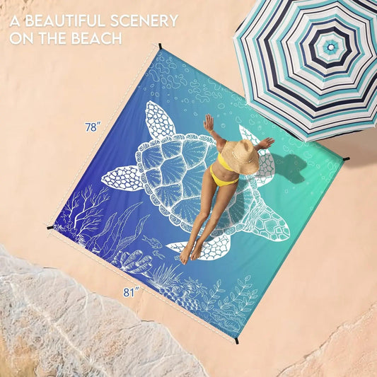 Lightweight Waterproof Picnic Blanket | Sandproof Beach Mat