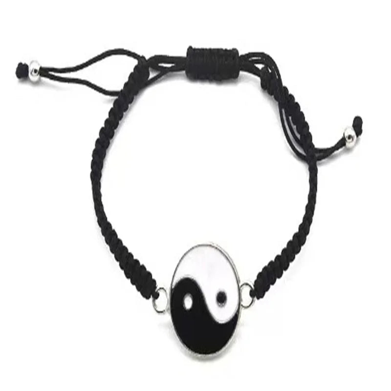 2022 New Best Friend Bracelets - Matching Yin Yang Adjustable Cord Bracelet Set for BFF, Couples & Relationships