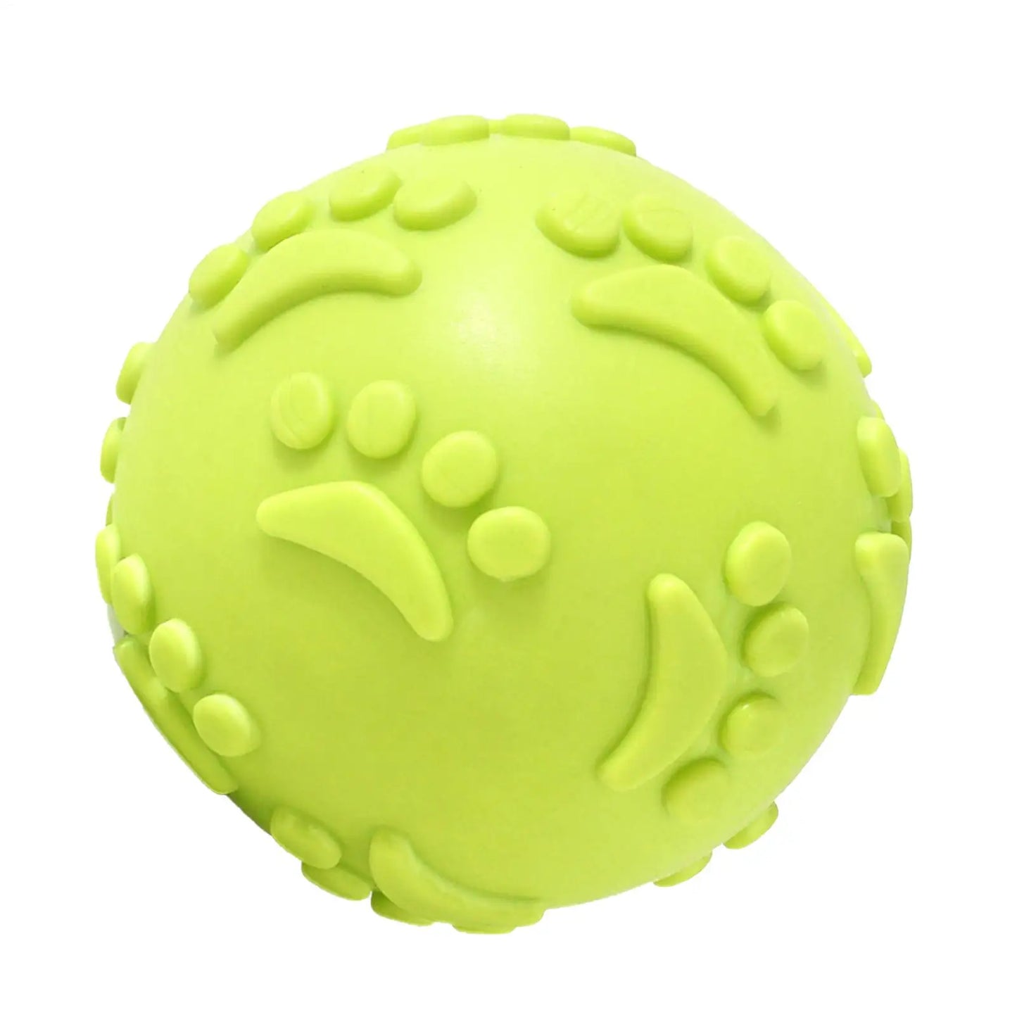 Indestructible Squeaky Dog Ball Toy - Latex Material