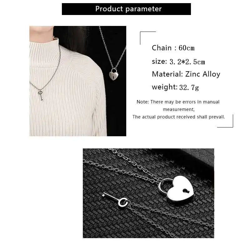 Fashion Best Friends Honey Love Couple Pendant Necklace Set - Broken Heart BFF Friendship Jewelry Gift (2 Pcs)