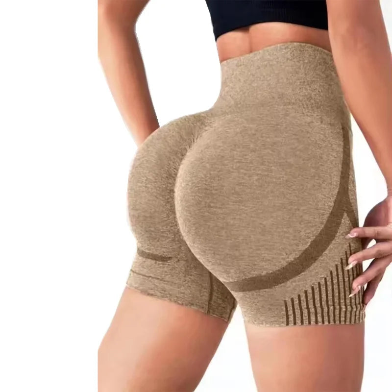 Women's Yoga Shorts - High Waist, Workout, Fitness, and Sportswear