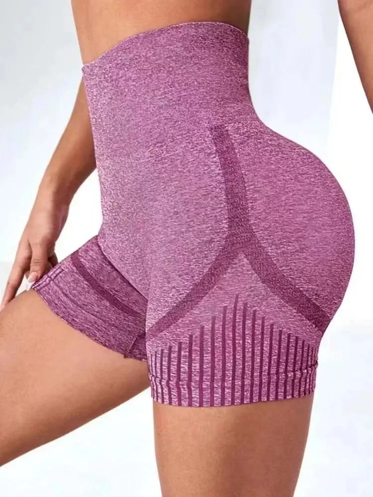Women's Yoga Shorts - High Waist, Workout, Fitness, and Sportswear
