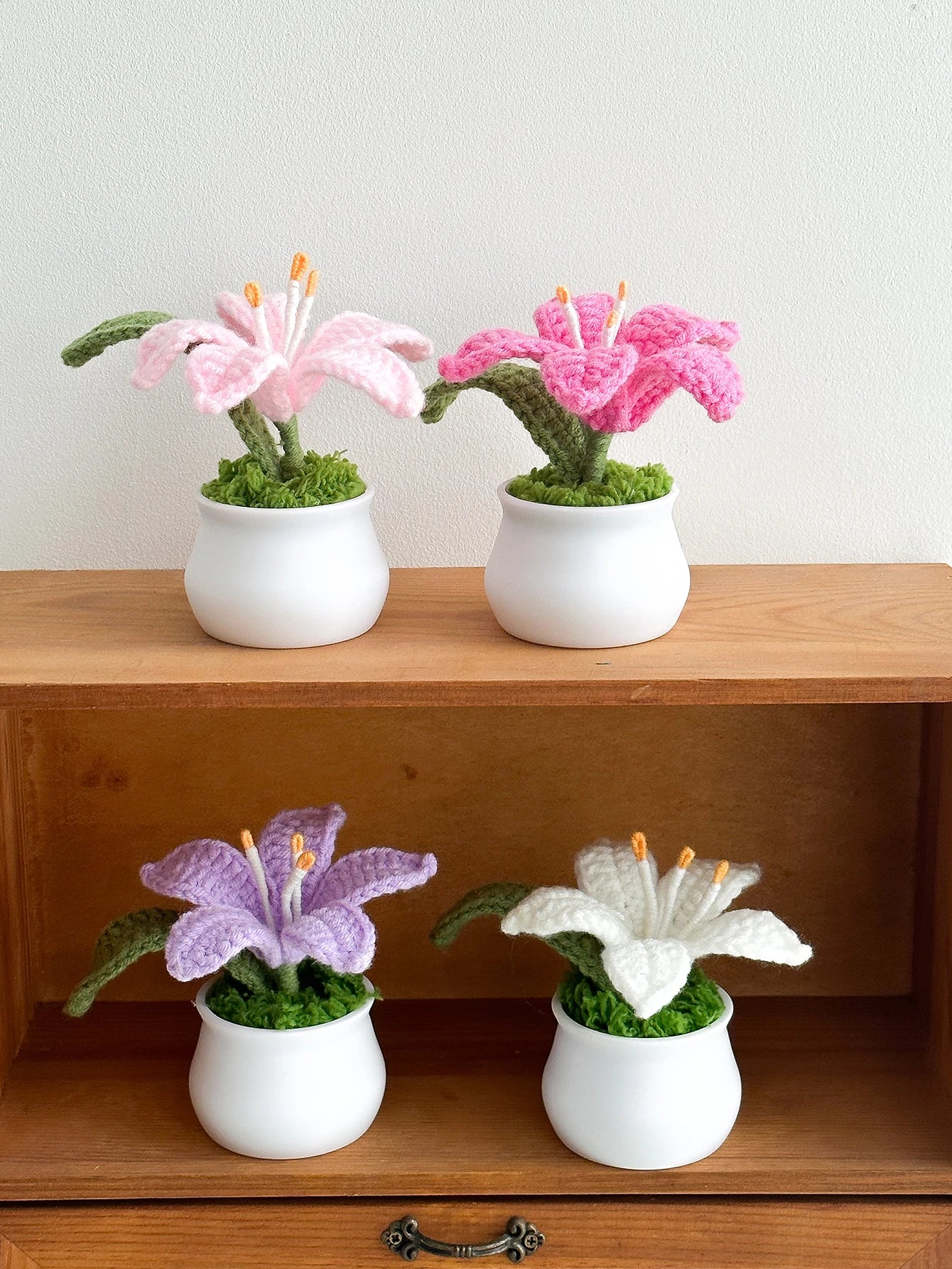 Handcrafted Crochet Lily Pot | Mother's Day, Birthday, Anniversary & Graduation Gift