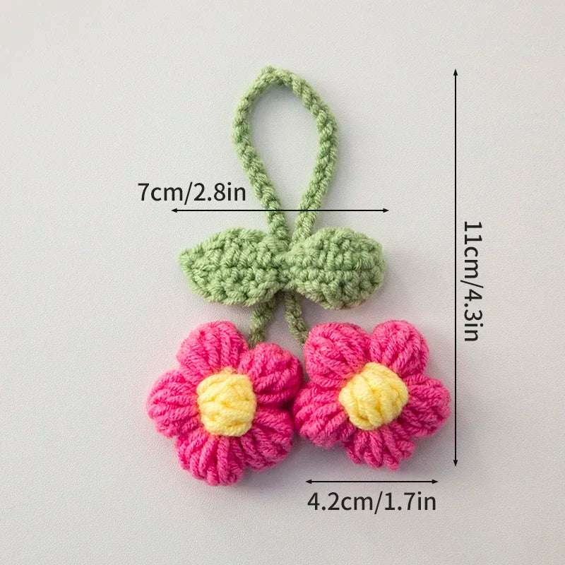 Handcrafted Crochet Flower Keychain | Gift for Weddings, Birthdays, Graduations & Special Events