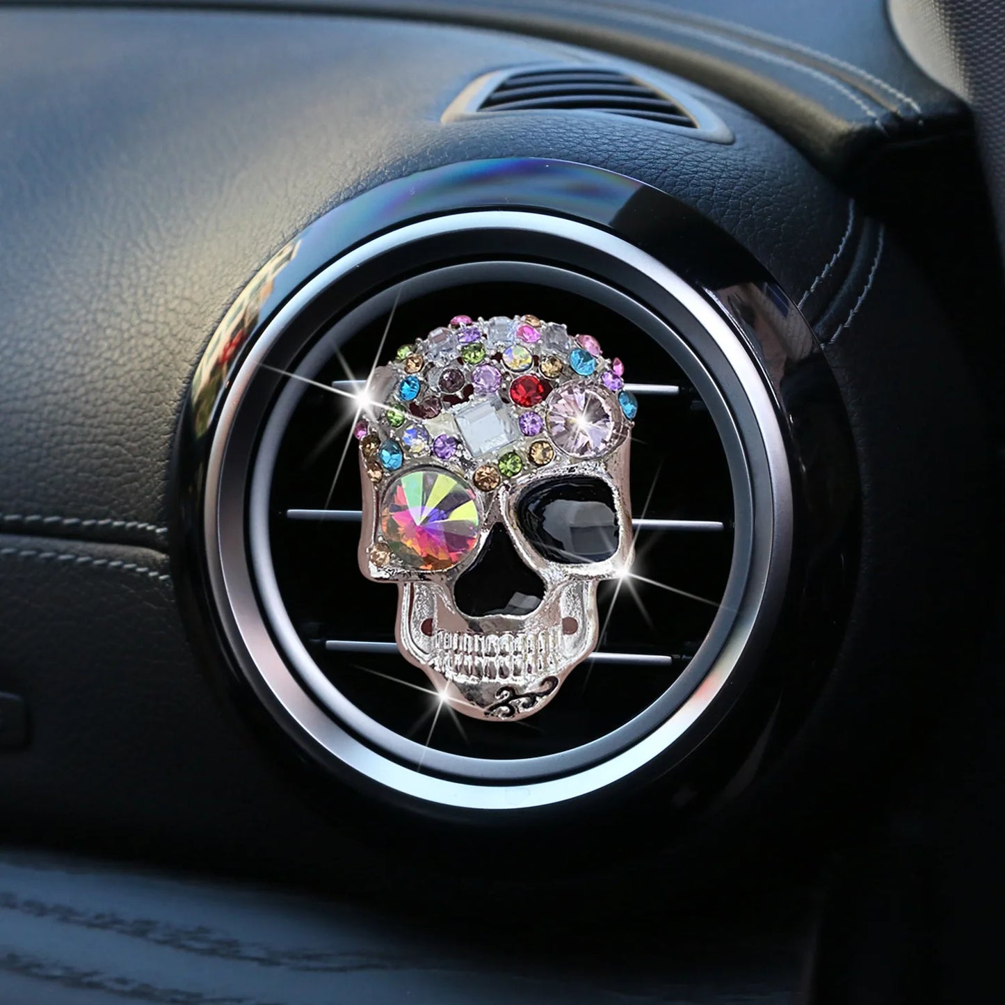 Skull Design Car Vent Clip | Gothic Air Freshener & Interior Decoration