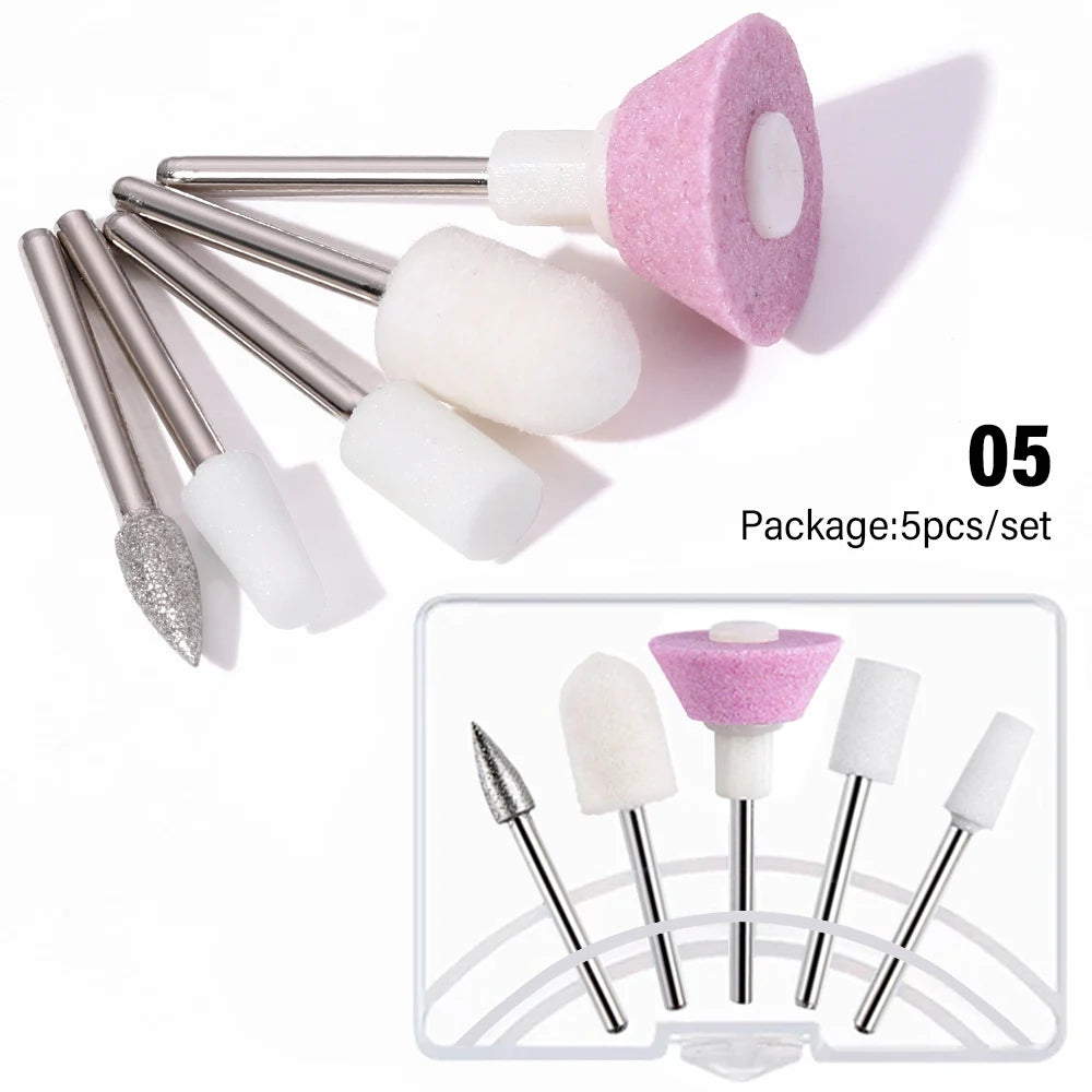6-in-1 Electric Nail Drill Kit - Professional Manicure Machine with Portable File Tools