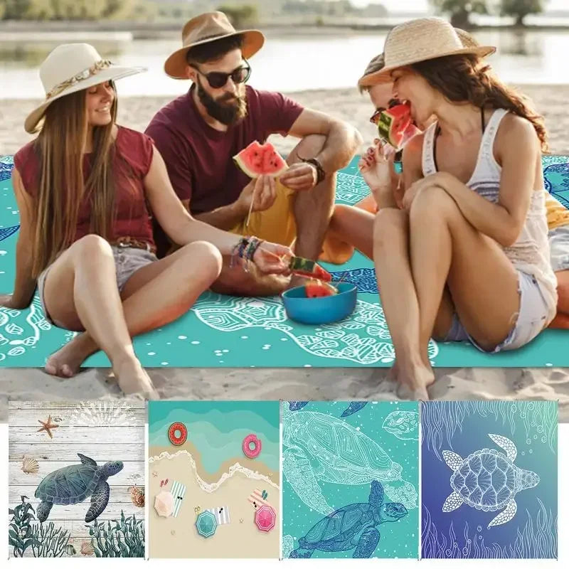 Lightweight Waterproof Picnic Blanket | Sandproof Beach Mat
