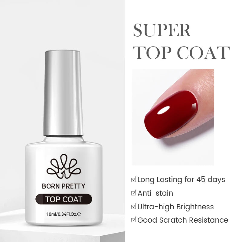 BORN PRETTY 6 in 1 Nail Glue Gel - Extra Strong Adhesive for Press On Nails & Extensions