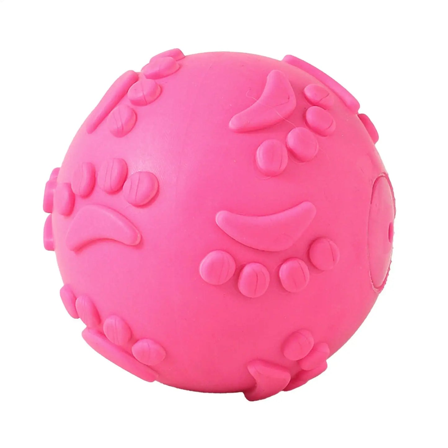 Indestructible Squeaky Dog Ball Toy - Latex Material