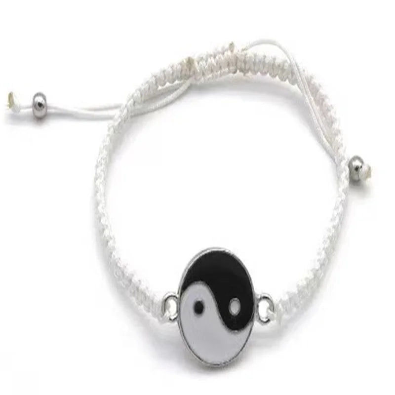 2022 New Best Friend Bracelets - Matching Yin Yang Adjustable Cord Bracelet Set for BFF, Couples & Relationships