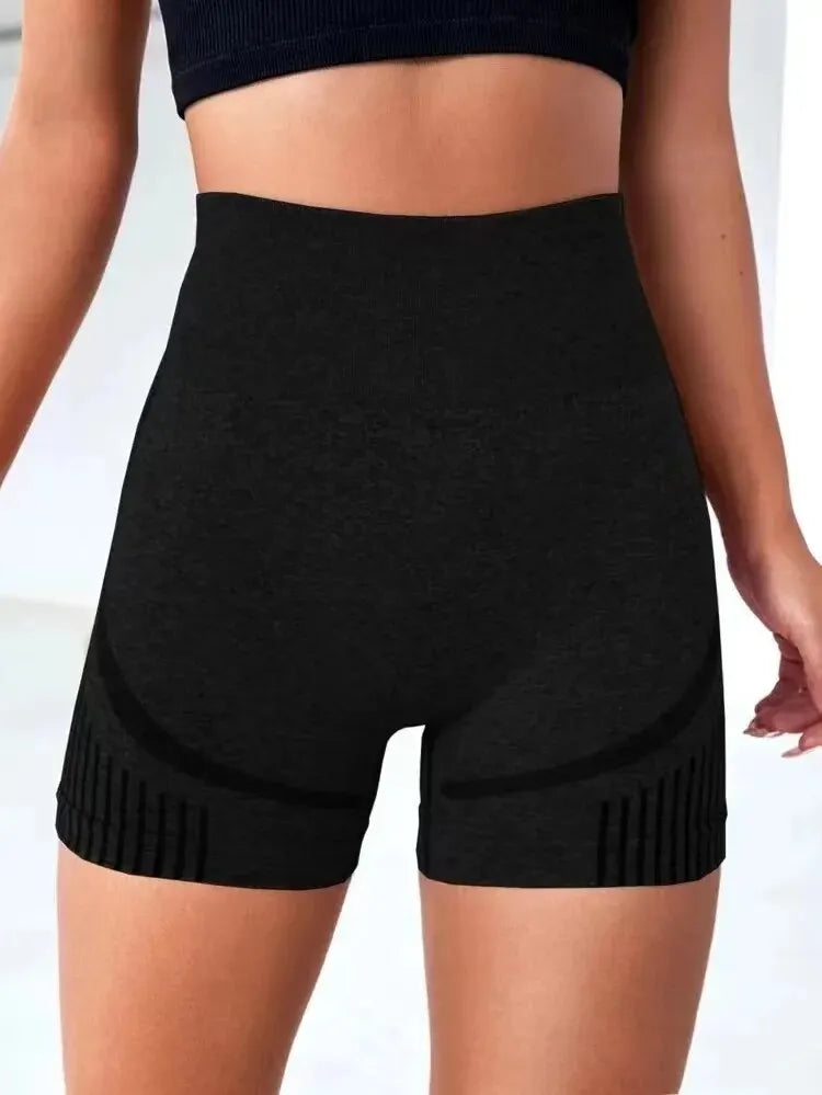 Women's Yoga Shorts - High Waist, Workout, Fitness, and Sportswear