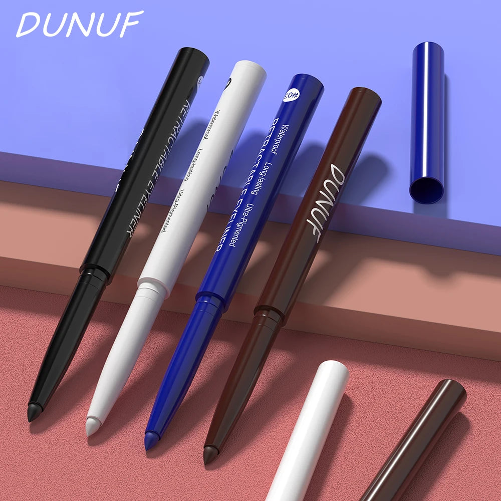 4-Piece Waterproof Eyeliner Pencil Set | Smudge-Proof & Long-Lasting